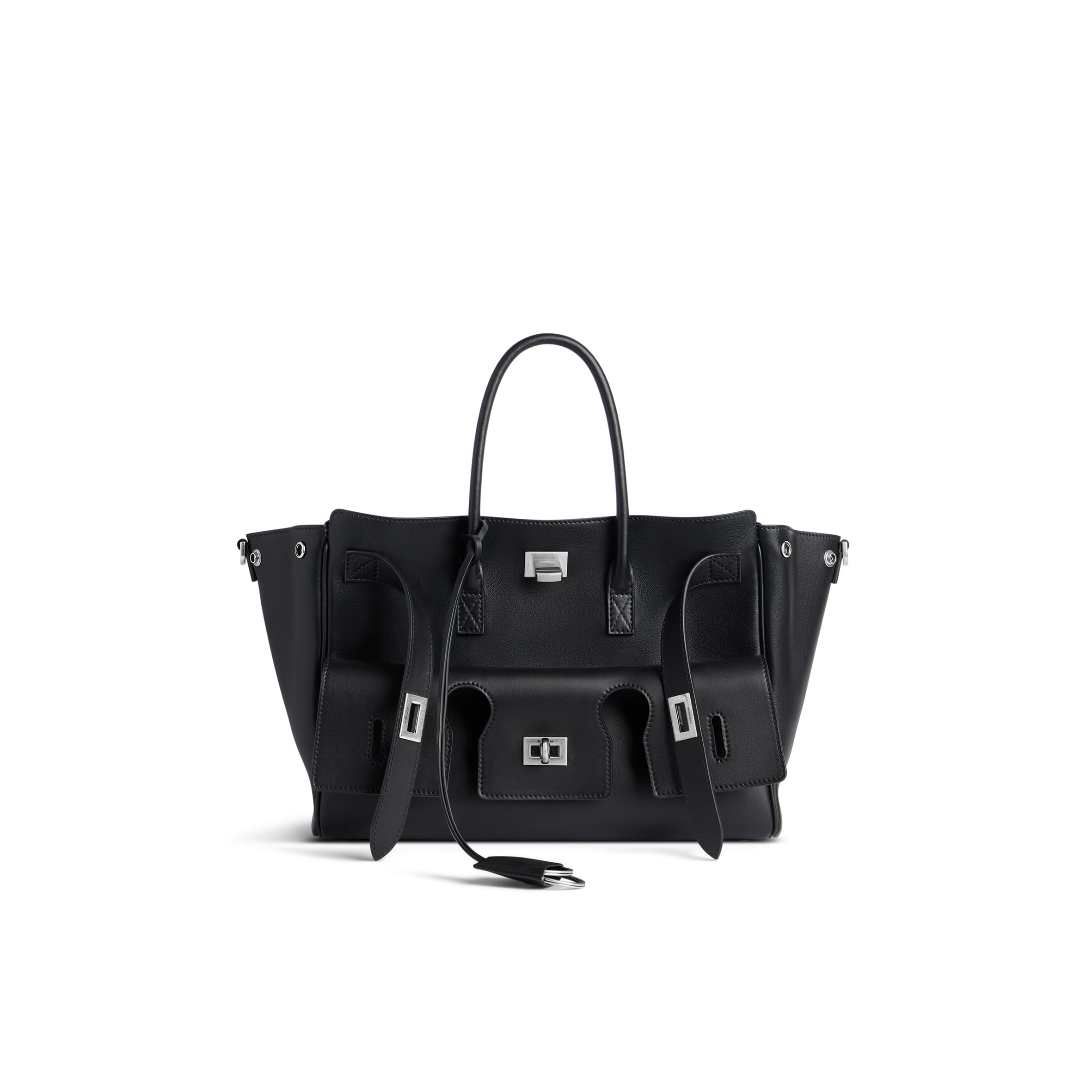Ba*len*cia*ga women''s bel air small carry all bag in black 8125452abaw1000 (29.5*20.3*11.9cm)